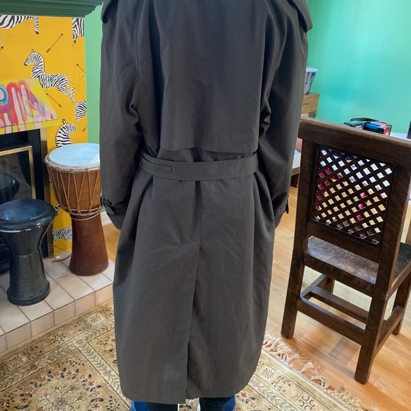 Dark Oversized Trench Coat Weatherman size 40 - Picture 16 of 16